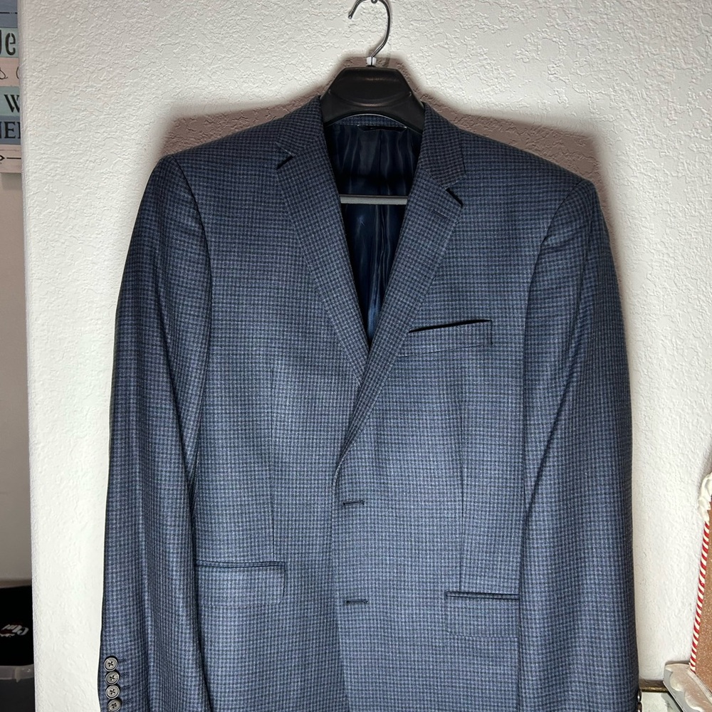 Ralph Lauren Blue Patterned Blazer
